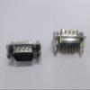 10pcs Electrical Equipments Supplies DB9 Connector Male Harpoon DP9 180-degree Vertical line Male Harpoon Welded Plate with Fixing Screws (10pcs Male) view 2