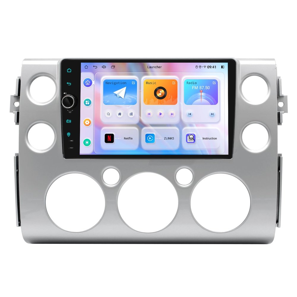 JOYING Car Stereo for Toyota FJ Cruiser 2007-2014 with Wireless Carplay Android Auto Mirror Link, 9 Inch Touch Screen 4GB+64GB Car Radio Andriod 12 Head Unit Plug and Play(JY-TZ168N4)