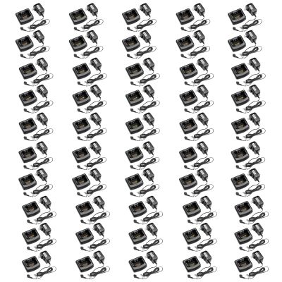 (50PCS) RLN6305 RLN6304 Charger [2025 New Version] for Motorola RDU4100 CP110 RDM2070D RDU4160D RDU2080D RDV5100 RDM2020 RDU2020 RLN6308 RLN6351 RLN6351C RLN6332A RLN6175A Charger