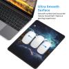 BTCOWZRV Fantasy Night Scene Print Mousepad Non-Slip Rubber Mousepad Mat 10 X 12 in Personalized Gaming Mousepad Desk Accessories for Laptop Home Office Men Women Gifts, White view 2