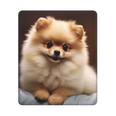 BTCOWZRV Cute Pomeranian Dog Print Mouse Pad Non-Slip Rubber Mouse Mat 10 X 12 in Personalized Gaming Mousepad Desk Accessories for Laptop Home Office Men Women Gifts