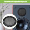 ACROPIX Universal 3" Car Speaker Grills Cover Mesh Round 3 Inch Audio Speaker Subwoofer Guard Protector Case with Mounting Screws Iron Matte Black - Pack of 4 view 3