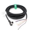 HangTon Power IO Cable M12 A-Coded 12 Pin Female Right Angle to Flying Lead for Cognex Data Man 260 280 300 360 380 370 470 580 in Sight 7000 2800 9000 3800 Sensor Reader 8m view 3