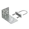 Amazmount Anti Vibration Antenna Mount Hardware Accessories [ Without The Pole ] Mount Pole Holder Antenna Pole Mount Kits view 2