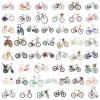 100 Pcs Bike Stickers Pack for Kids Teens Adults, Colourful Bicycle Waterproof Vinyl Decals, Outdoor Sports Bicycle Race Stickers for Water Bottles Luggage Computer Skateboard Laptop Phone Case Bike view 4