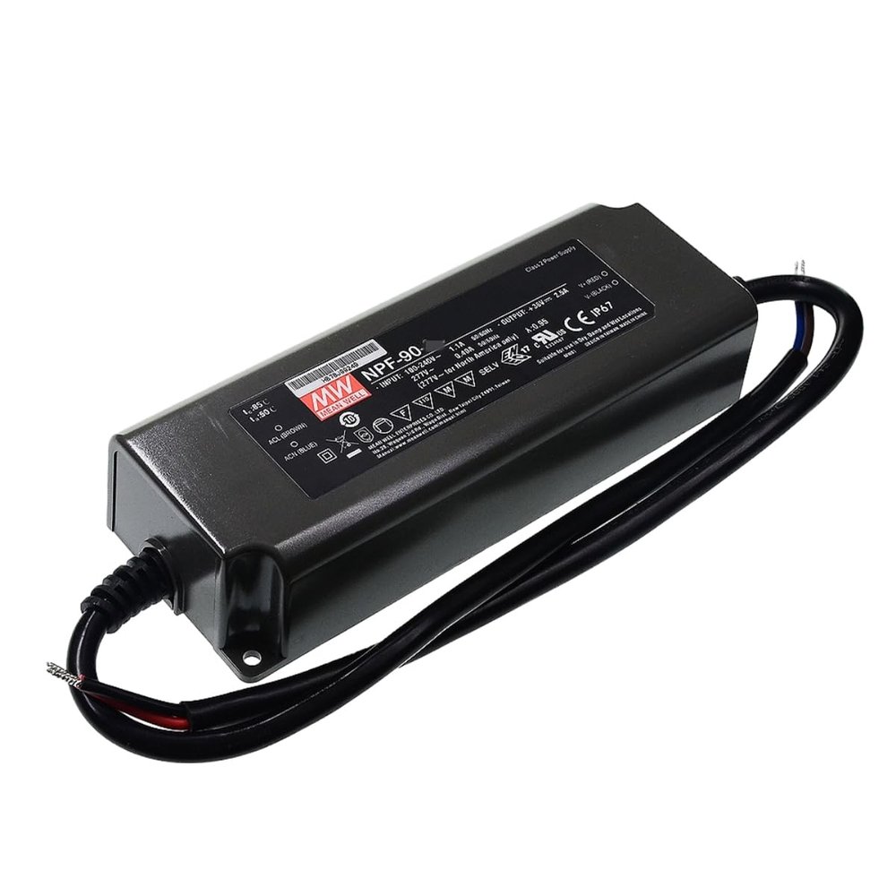 Mean Well NPF 90W 24V 3.75A LED Driver NPF-90D-24 AC-DC Constant Current Voltage