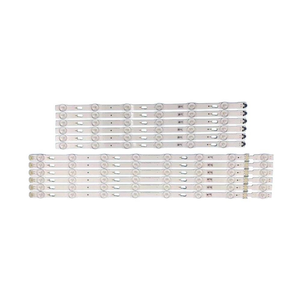 12 PCS LED Strip Fit for Samsung UE55KU6070 UE55JU6750 UE55JU6450U UE55JU6060 UE55JU6480U UE55MU6120K UE55JU6500K UE55MU6220
