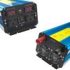 3000 Watt Pure Sine Wave Power Inverter Peak Power 6000W 12V 24V DC to 110V 120V 220V 230V Converter for Family, RV, Off Grid Solar System, Car with Remote Control,24V to 110V view 2