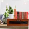 SaditY 1 pc desktop storage box wooden storage drawers laptop monitors laptop stands laptop mount computer monitors wooden computer stand Jewelry Container Desktop Decor Desktop Organizer view 2