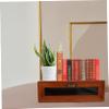 SaditY 1 pc desktop storage box wooden storage drawers laptop monitors laptop stands laptop mount computer monitors wooden computer stand Jewelry Container Desktop Decor Desktop Organizer view 4