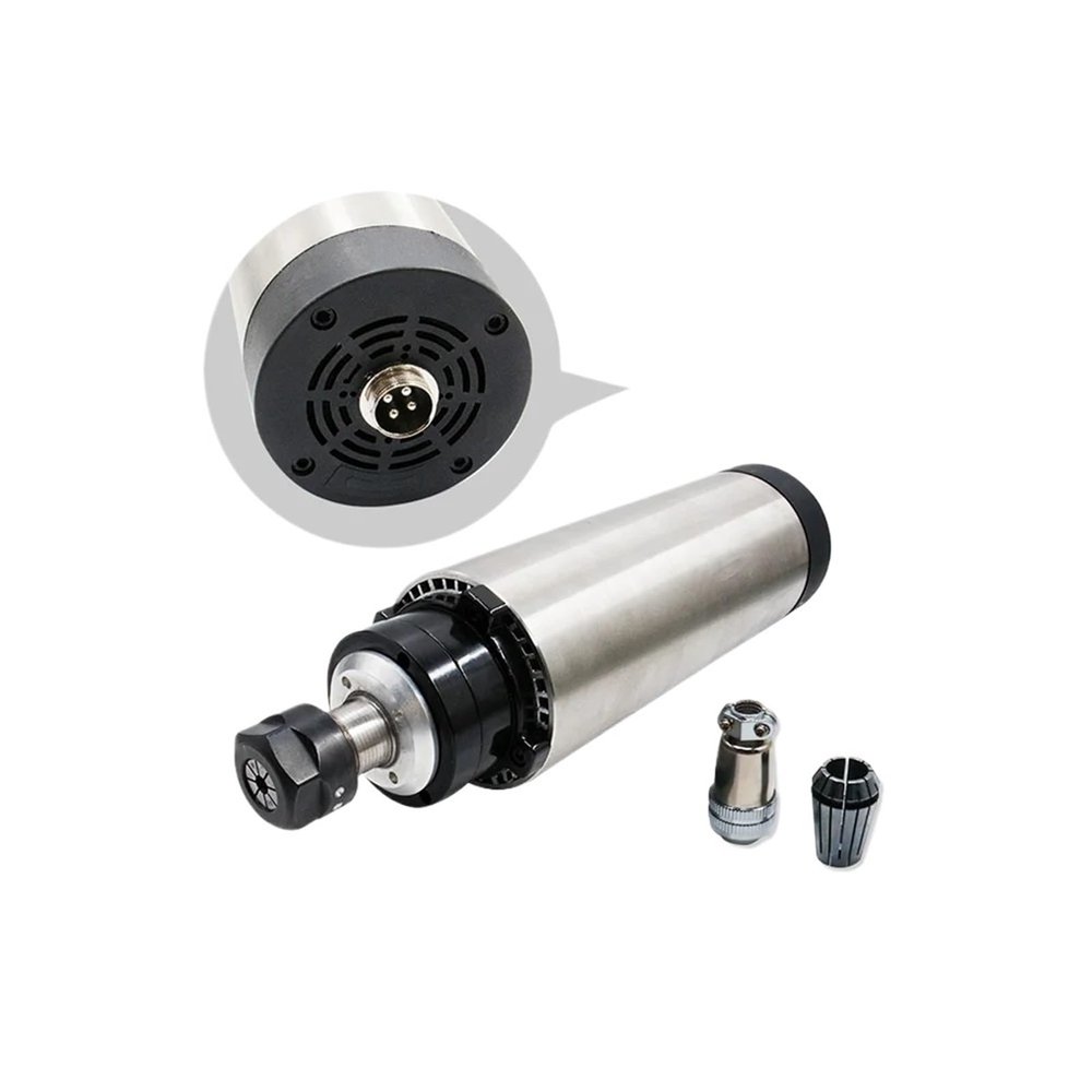 110v 220v 380v 0.8KW 1.5kw 2.2KW 3KW ER11 ER16 ER20 400Hz Air Cooled Cooling Motor For Engravinng Milling Machine (Color : 2.2KW 380V ER20)