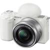 Sony ZV-E10 Vlogging Mirrorless Camera (White) with E PZ 1650mm Lens (ILCZV-E10L/W) | 24.2 MP APS-C Sensor | 4K Video with 64GB Card, Card Reader, Case, Flex Tripod, Cap Keeper and More view 2
