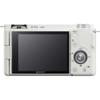 Sony ZV-E10 Vlogging Mirrorless Camera (White) with E PZ 1650mm Lens (ILCZV-E10L/W) | 24.2 MP APS-C Sensor | 4K Video with 64GB Card, Card Reader, Case, Flex Tripod, Cap Keeper and More view 3