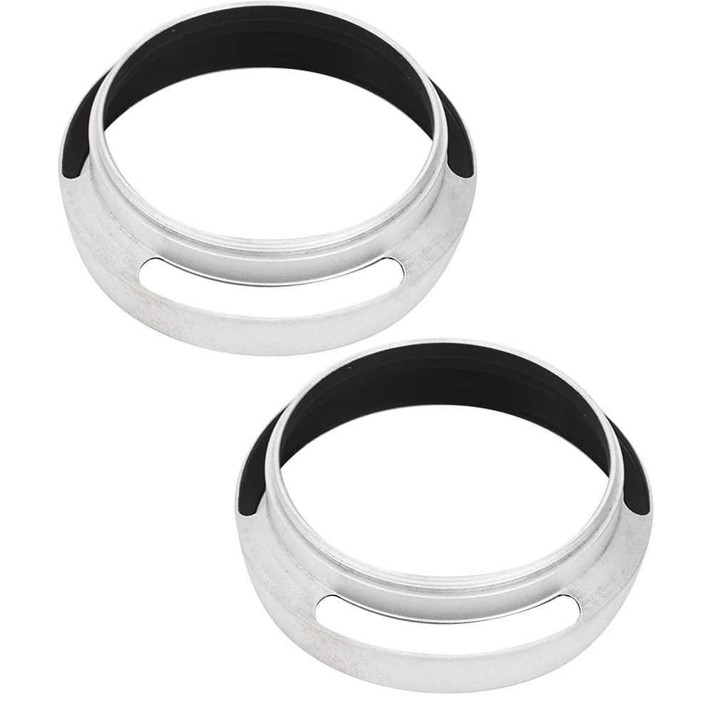Acouto Aluminium Alloy Hollow Out Lens Hood 58mm forCamera, Prevents Reflection & Damage, Enhances Imaging Quality with Lens Cover