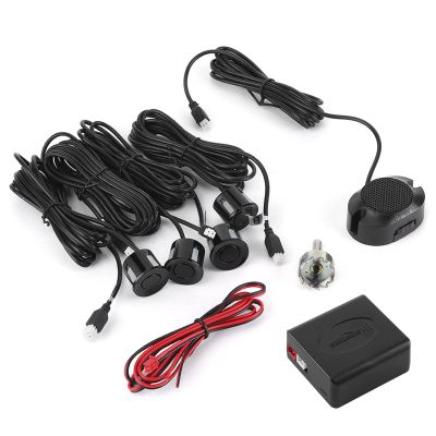 Advanced Car Parking Sensor Kit - Wide Range Detection, Easy Install, Enhanced Safety with Audio Buzzer Alarm for Reversing Assistance Aid