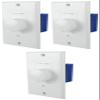 Rockville VOL70200 White 200W 70V/100V Wall Zone Volume Controller, 3-Pack view 1