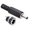 MECCANIXITY 5.5mm x 2.1mm DC Male Solder Connector Adapter with Socket PCB Mount for Small Electronics DIY Projects 5 Set view 1