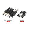 MECCANIXITY 5.5mm x 2.1mm DC Male Solder Connector Adapter with Socket PCB Mount for Small Electronics DIY Projects 5 Set view 3