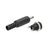 MECCANIXITY 5.5mm x 2.1mm DC Male Solder Connector Adapter with Socket PCB Mount for Small Electronics DIY Projects 5 Set view 4
