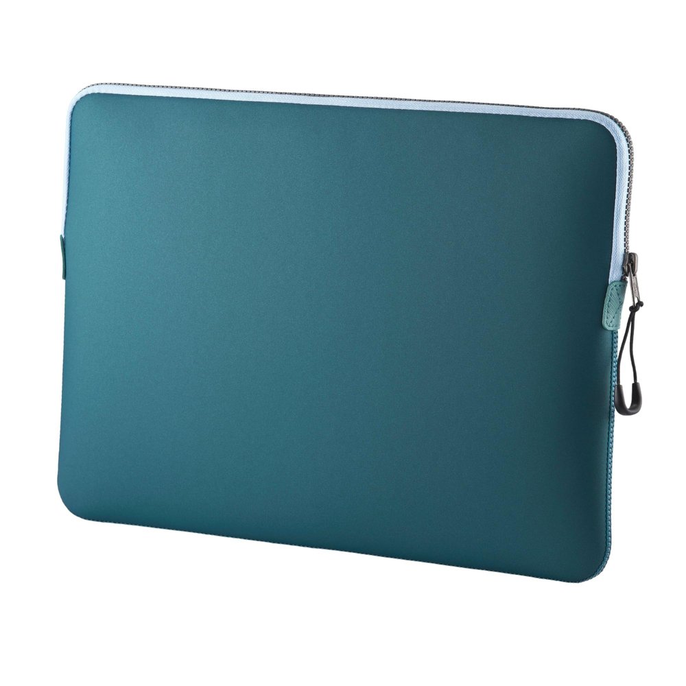 OneJoy Laptop Sleeve Case 14 Inch,13 Inch Neoprene Laptop Cover, Tablet Briefcase Carrying Bag, Water Resistant Notebook Computer Pocket with a Pencil Stylus Holder Sleeve, Teal