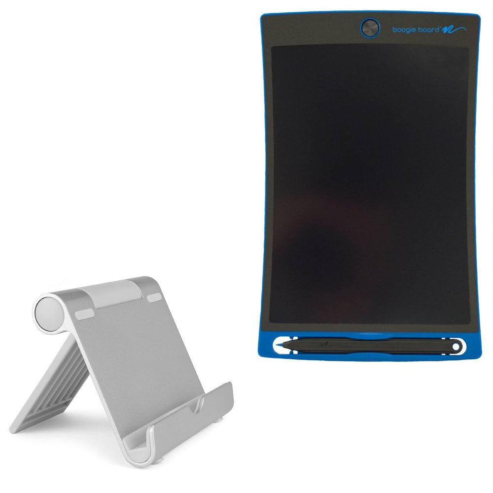 BoxWave Stand and Mount Compatible with Boogie Board J32220001 (8.5 in) - VersaView Aluminum Stand, Portable, Multi Angle Viewing Sturdy