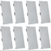 Rockville WA6570 6.5" 70V Commercial/Restaurant in-Wall Speakers, Kevlar Woofer, Silk Dome Tweeter, 40W/20W/10W/5W Taps, Paintable Flush Mount Grills, 8-Piece view 1
