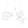 Amazmount 2PCS 1.5" Diameter Universal Outdoor Adjustable Antenna Mount Pole Bracket to Wall Weather Station 10" Length Antenna Mast Mounting Pole Clamp Kit view 4