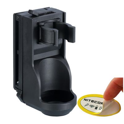 Nitecore NTH25 Rotary Flashlight Holster for P20ix P20i P23i and More with Adjustable Belt Clip Sticker