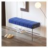 Shoes Shelf Upholstered Storage Bench for Shoes - Seat Shoe Bench with Upholstered Fabric Seat Cushion and Shoe Racks - Perfect for Entryway, Mudroom, Foyer Stackable Shoe Rack ( Color : Bigblue Mug , view 1