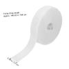 PartyKindom 3rolls Self-Adhesive Hook and Loop Cable Organizer Strip Cord Management Ties for Home Office and Outdoor Use Flexible Reusable Nylon Design White view 4