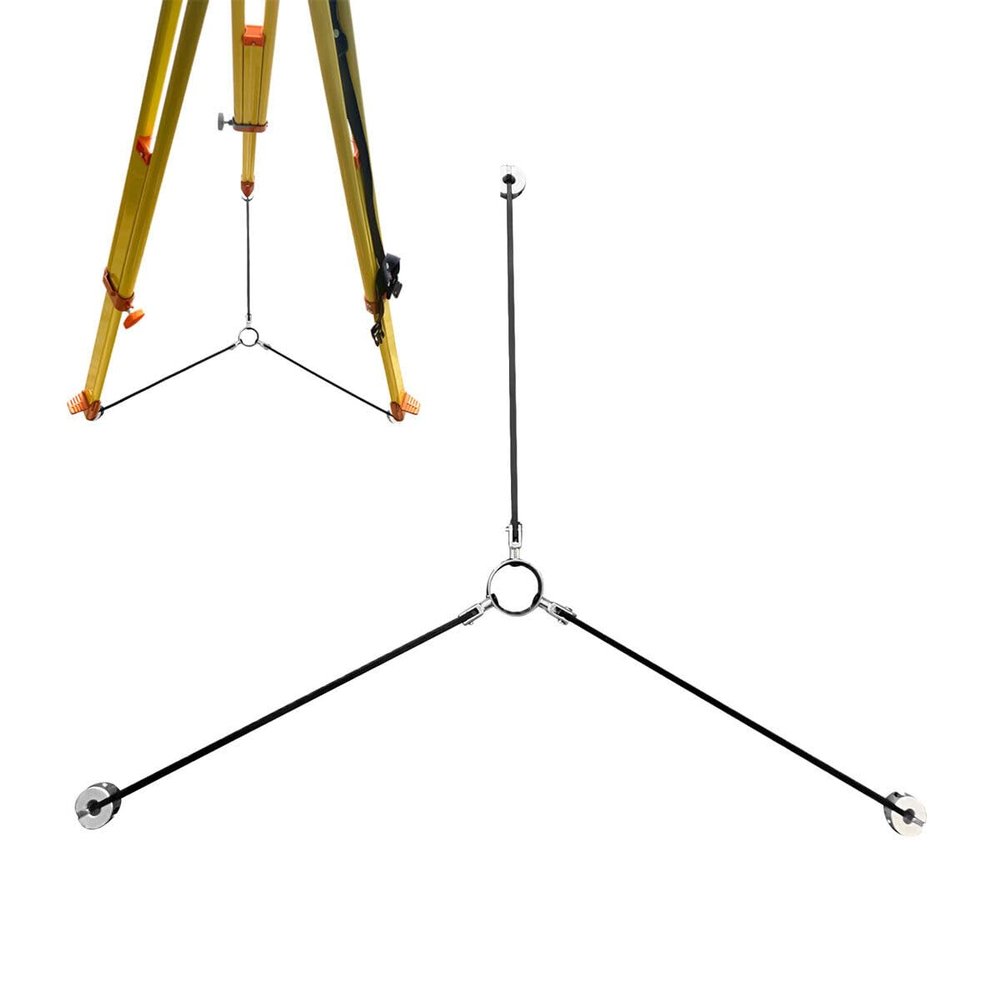 Foldable Tripod Stabilizer Floor Guide for Total Station Surveying Prism Pole