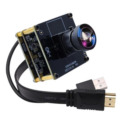 SVPRO HDMI USB Camera 4K Wide Angle Camera Module for Computer Monitor Projector Dual Output Lightburn Camera 2X Digital Zoom Webcam Board H.264 8MP USB2.0 Laser Engraver Camera,120 Distortion-Free