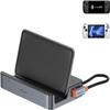Steam Deck Dock, Baseus 6-in-1 Docking Station for Steam Deck/ROG Ally X/Legion Go with HDMI 2.0 4K@60Hz, Gigabit Ethernet, Adjustable Stand Design, 100W PD and 3 USB-A 3.0 Ports view 1