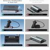 Steam Deck Dock, Baseus 6-in-1 Docking Station for Steam Deck/ROG Ally X/Legion Go with HDMI 2.0 4K@60Hz, Gigabit Ethernet, Adjustable Stand Design, 100W PD and 3 USB-A 3.0 Ports view 3