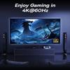 Steam Deck Dock, Baseus 6-in-1 Docking Station for Steam Deck/ROG Ally X/Legion Go with HDMI 2.0 4K@60Hz, Gigabit Ethernet, Adjustable Stand Design, 100W PD and 3 USB-A 3.0 Ports view 4