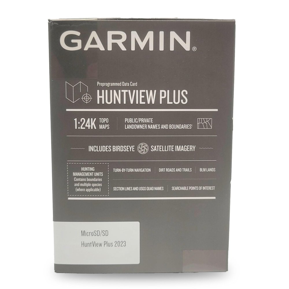 Garmin Huntview Plus, Preloaded microSD Cards with Hunting Management Units for Garmin Handheld GPS Devices, North Dakota 2024