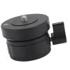 Tripod Head Leveling Base Camera Leveler, Leveling Base with Bubble Level, 1/4in 3/8in Thread, + / - 5 Precise Angle Adjustment for Macro Panoramic Photography view 2