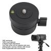 Tripod Head Leveling Base Camera Leveler, Leveling Base with Bubble Level, 1/4in 3/8in Thread, + / - 5 Precise Angle Adjustment for Macro Panoramic Photography view 4