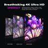 UPERFECT 17.3'' 4K Portable Monitor QLED, 500 Nits 100% DCI-P3 UHD FreeSync HDR 2 Speakers Eye Care Travel Monitor, 2 Fully Functional Type-C Port & HDMI for Laptop PC Phone, VESA & Stand view 2