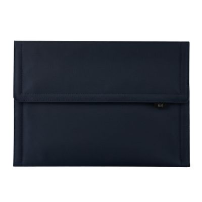 POUT Hands 8. 4-in-1 Protective Magnetic Laptop Sleeve Pad with Mouse Mat & Accessory Pouch (Vintage Ebony Blue, 13"-14")