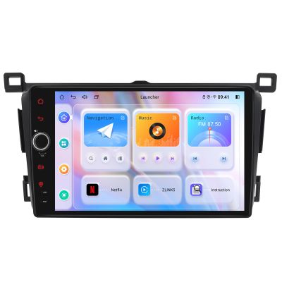 JOYING Car Stereo Carplay for Toyota RAV4 Radio 2013-2018 Android 12 Head Unit 9 inch Touch Screen 4GB+64GB with Android Auto GPS Navigation Bluetooth Mirror Link DSP(JY-TZ186N4)