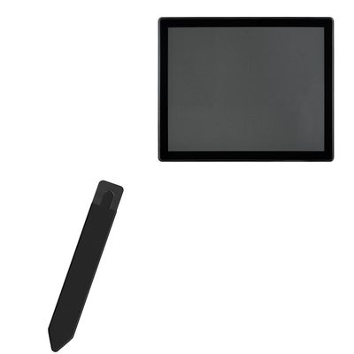 BoxWave Stylus Pouch Compatible with Interelectronix IX-TP185 - Stylus PortaPouch, Pen Stylii Holder Carrier Portable Self-Adhesive - Jet Black