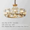 Modern Chandeliers Crystal, Light Luxury Crystal Chandelier LED E14 Full Copper Hanging Light Modern - Living Room Light Dining Room Decoration Ceiling Hanging Lamp Indoor Home Lighting Fixtures view 2