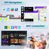 Inefala [8 Core 4+64G] Android 15 Car Radio for Honda CRV 2007-2011 with Carplay Android Auto, 9 Inch HD Touchscreen Car Stereo with GPS WiFi Bluetooth5.0 FM/RDS 32EQ/DSP 59UI SWC Backup Camera MIC view 4