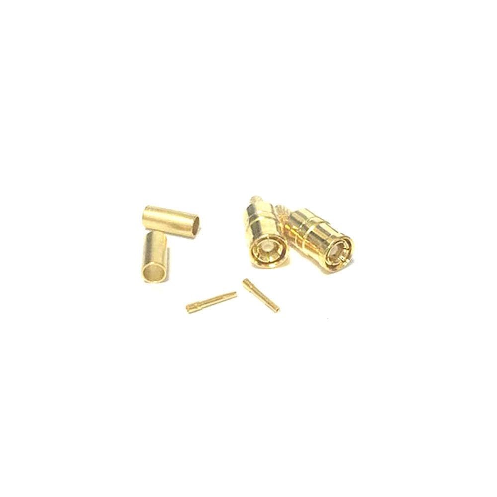 1pcs SMB Female RF Coax Connector Crimp for RG316 RG174 LMR100 Straight Goldplated
