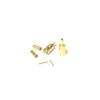 1pcs SMB Female RF Coax Connector Crimp for RG316 RG174 LMR100 Straight Goldplated view 2