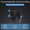 GEEKRIA Wired Clip On Ear Headphones, Portable Hook On Ear Headphones with Microphone and Call Controller Compatible with Android, Avoid Headphone Hair (Black) view 4