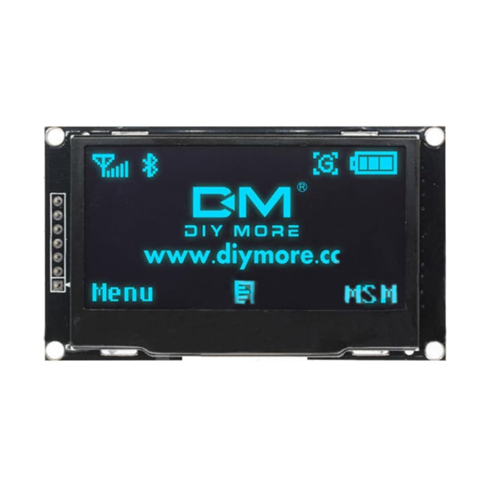 YOURRYONG 2.42 inch OLED display module 128 x 64 SPI LCD screen serial port SSD1309 driver (blue)