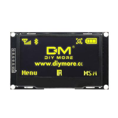 2.42 inch OLED display module 128 x 64 SPI LCD screen serial port SSD1309 driver (yellow)
