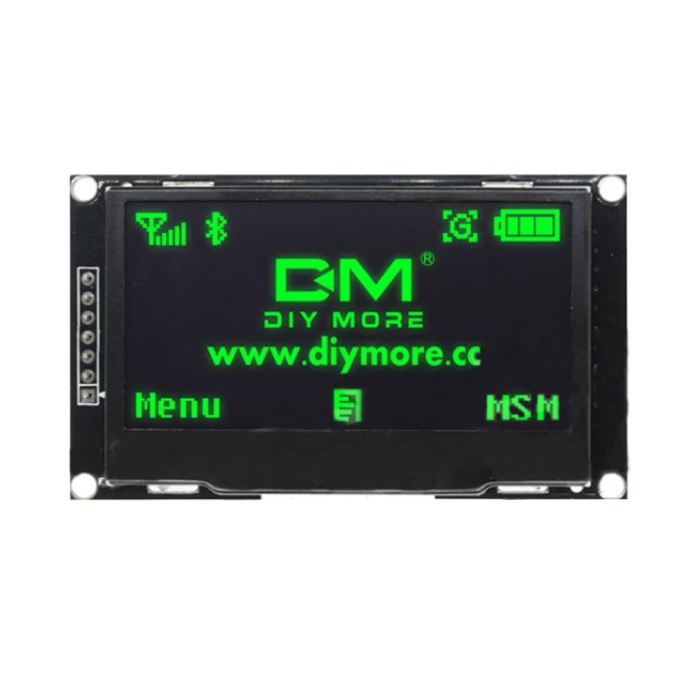 2.42 inch OLED display module 128 x 64 SPI LCD screen serial port SSD1309 driver (green)